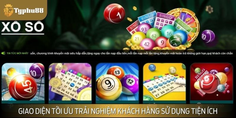 Giao diện của hệ thống tối ưu