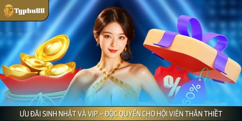 Ưu đãi sinh nhật và VIP – độc quyền cho hội viên thân thiết